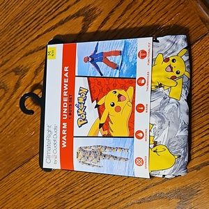 Boys Pokémon Warm Long Underwear Set